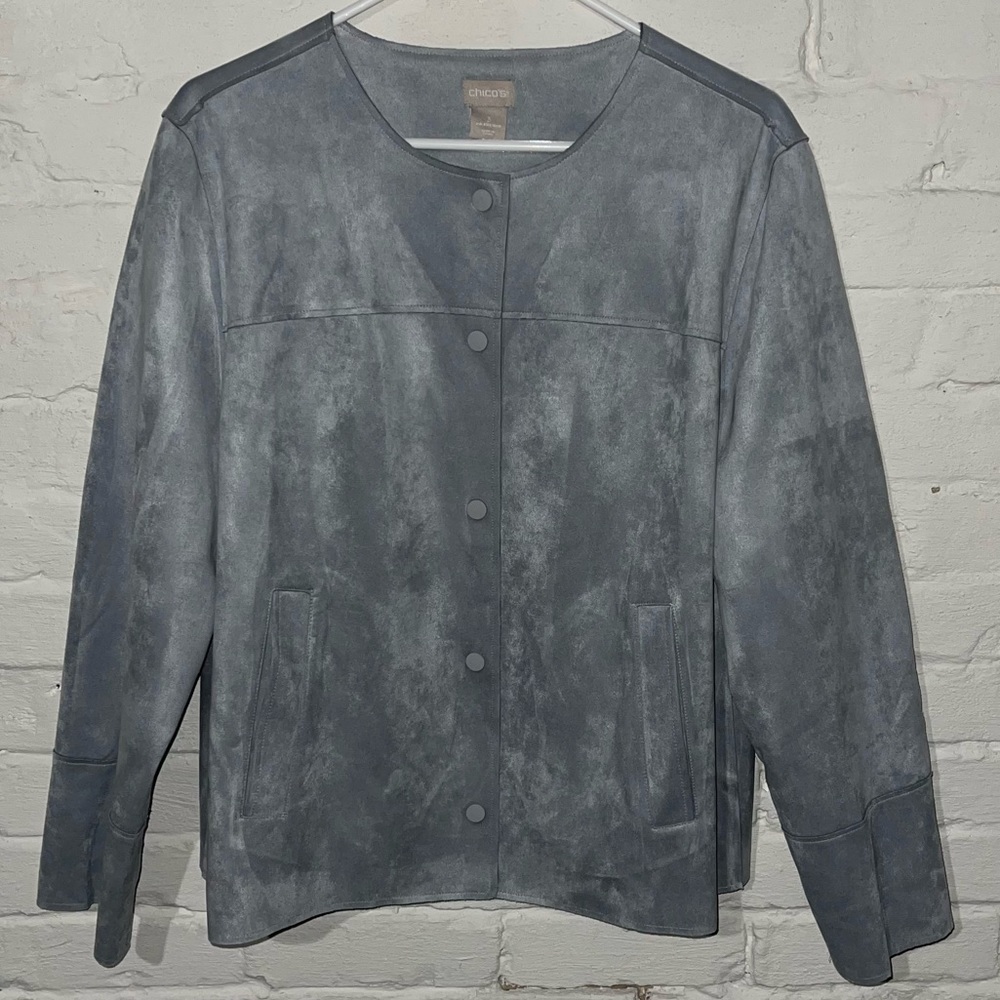 Chico’s Faux Suede Jacket 3